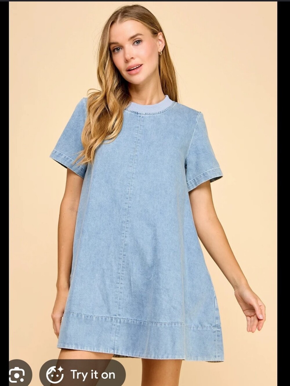 TCEC Soft Denim Swing Dress